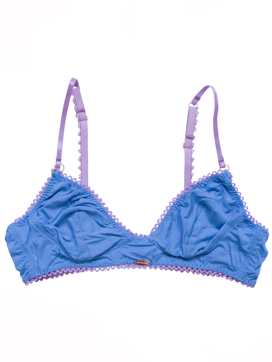 Blue Bamboo Cup Bralette