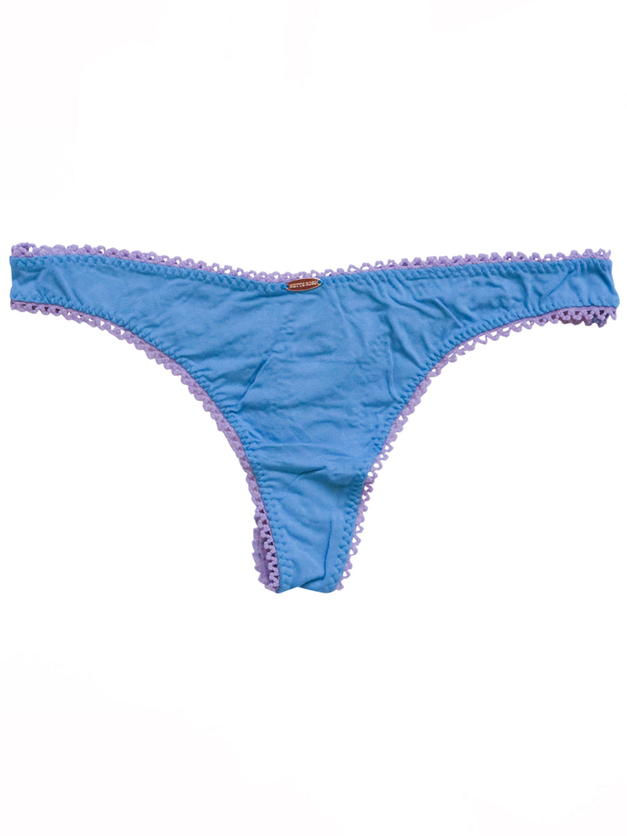 Blue Bamboo 90's Thong