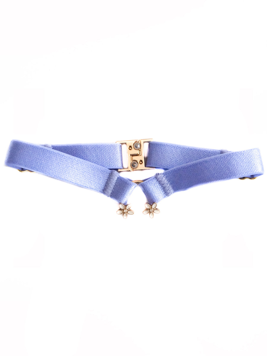 Daisy Choker Blue