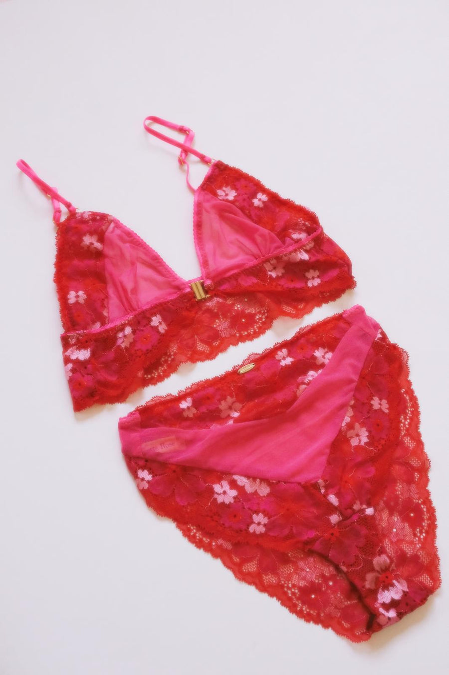 Berry Front Clip Bralette