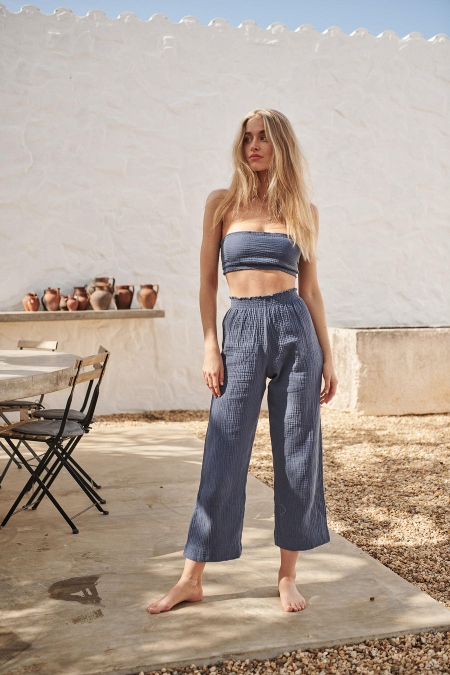 Poppy Pants Blue - morena isabel