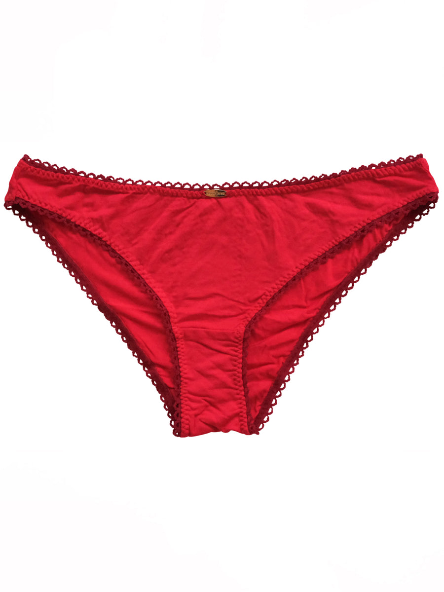 Red Bamboo Bikini